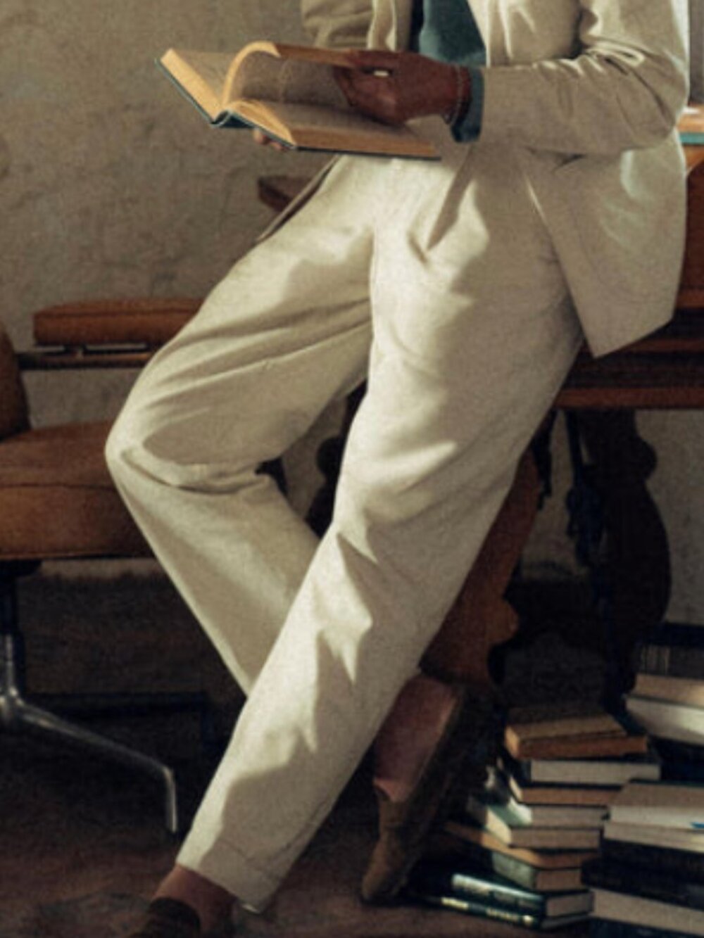 Buck Mason Japanese Twill Larsen Pant - Natural